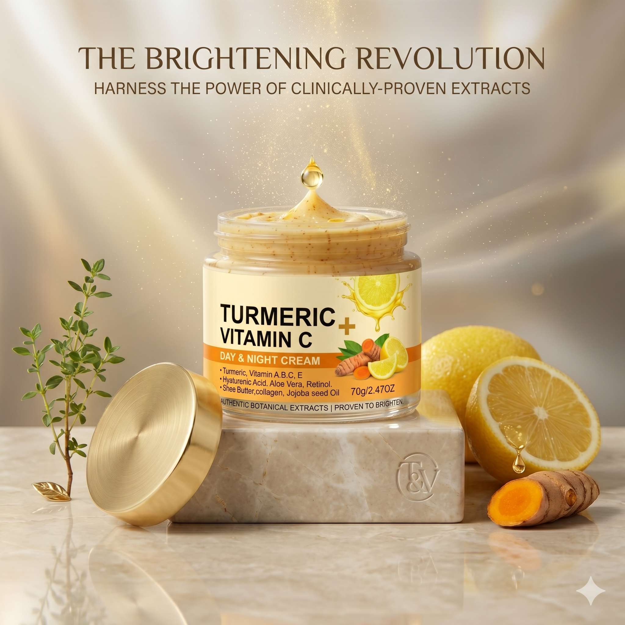 Turmeric Vitamin C Day & Night Cream